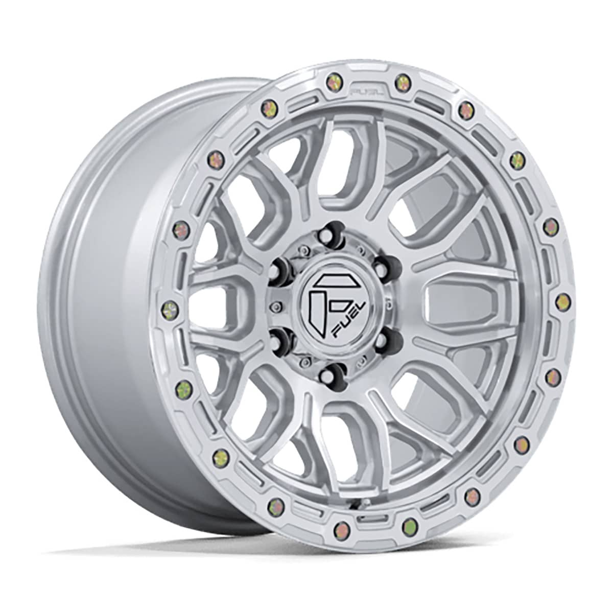 FC881 SURGE GLOSS SILVER W/MACHINED FACE 20X9 6-139.7 106.1 CB +1MM