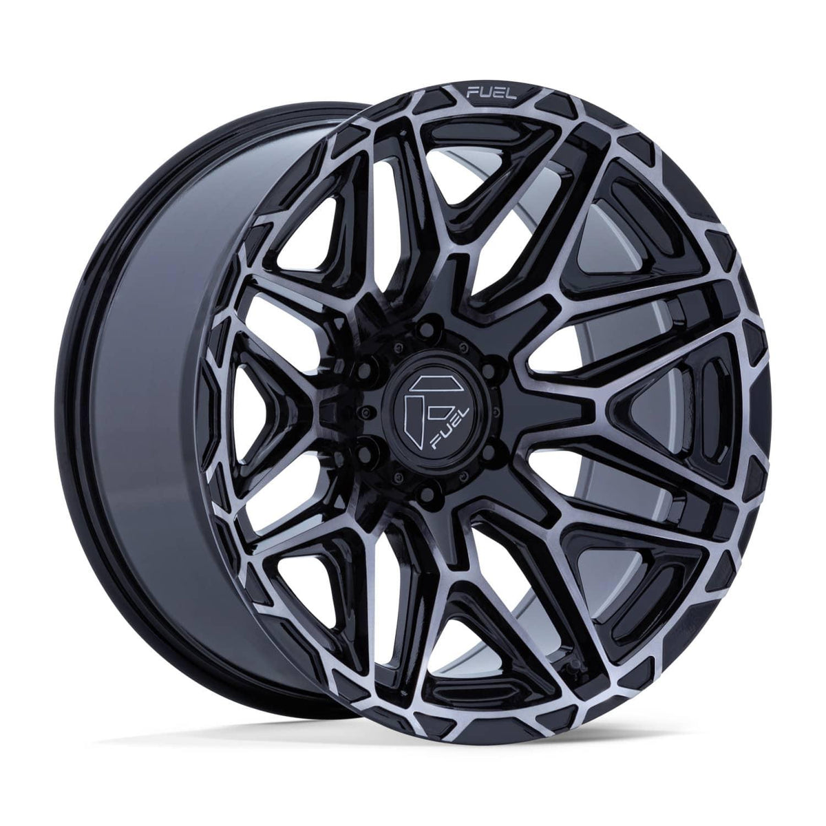 FC885 INJECTOR GLOSS BLACK MACHINED FACE W/DDT 20X9 6-139.7 106.1 CB +1MM
