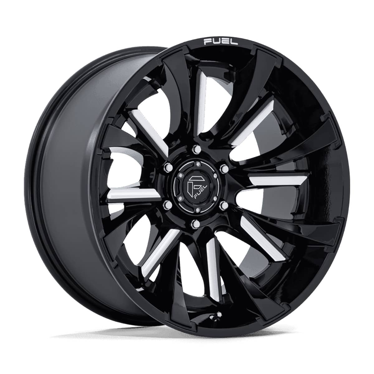 FC895 TANTRUM GLOSS BLACK MILLED 20X9 6-135 87.1 CB +1MM