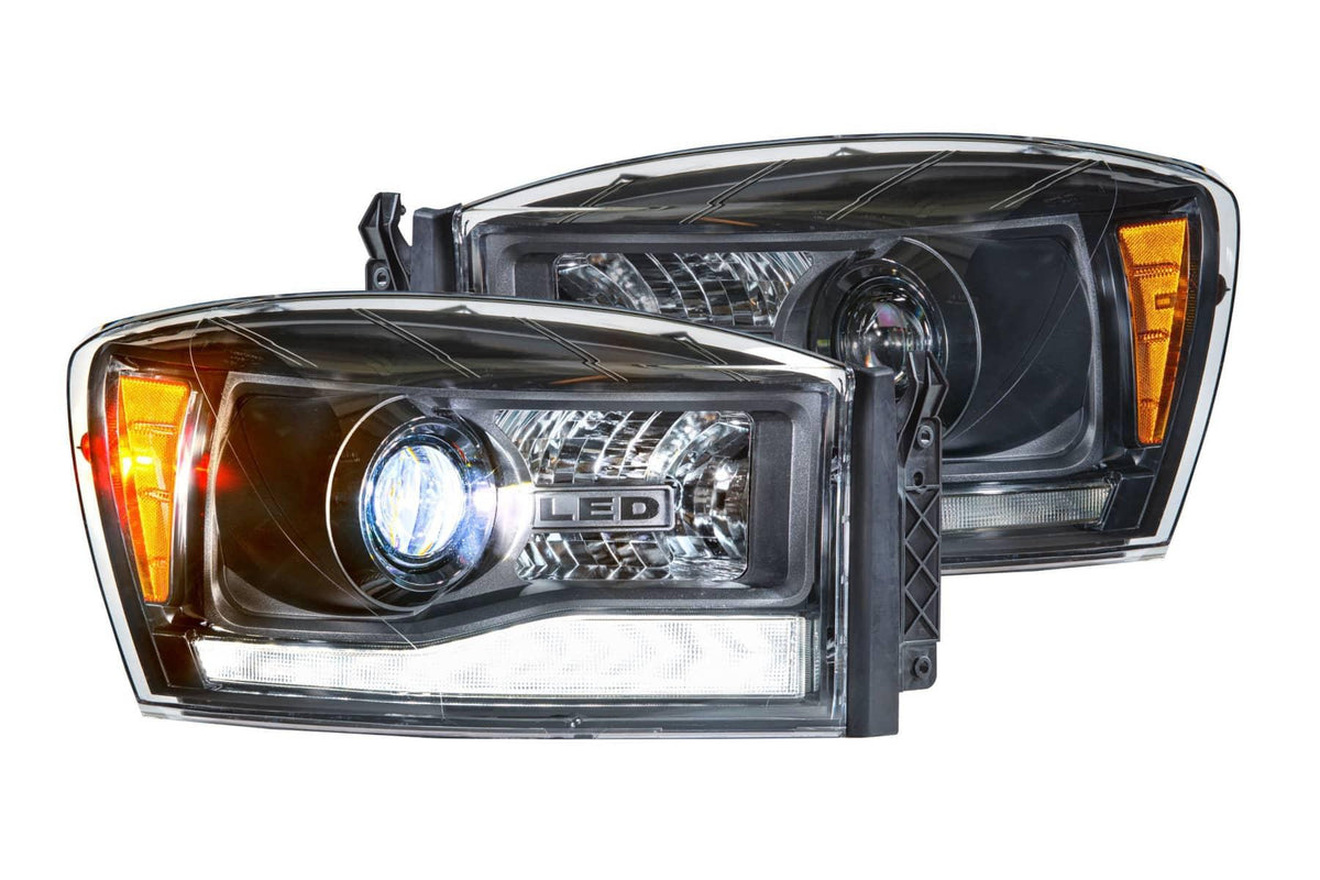 XB HYBRID LED HEADLIGHTS 06-08 DODGE RAM 1500