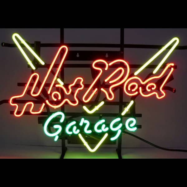 NEON SIGN HOT ROD GARAGE