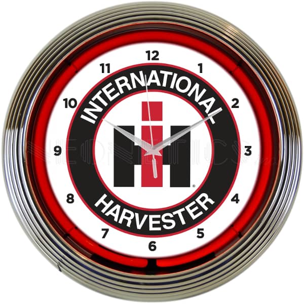 IH NEON CLOCK