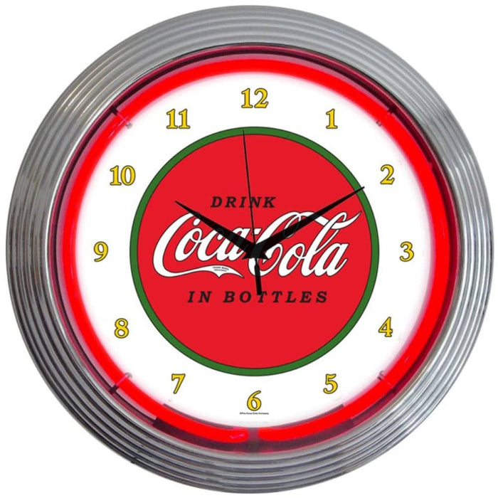 NEON CLOCK COCA-COLA