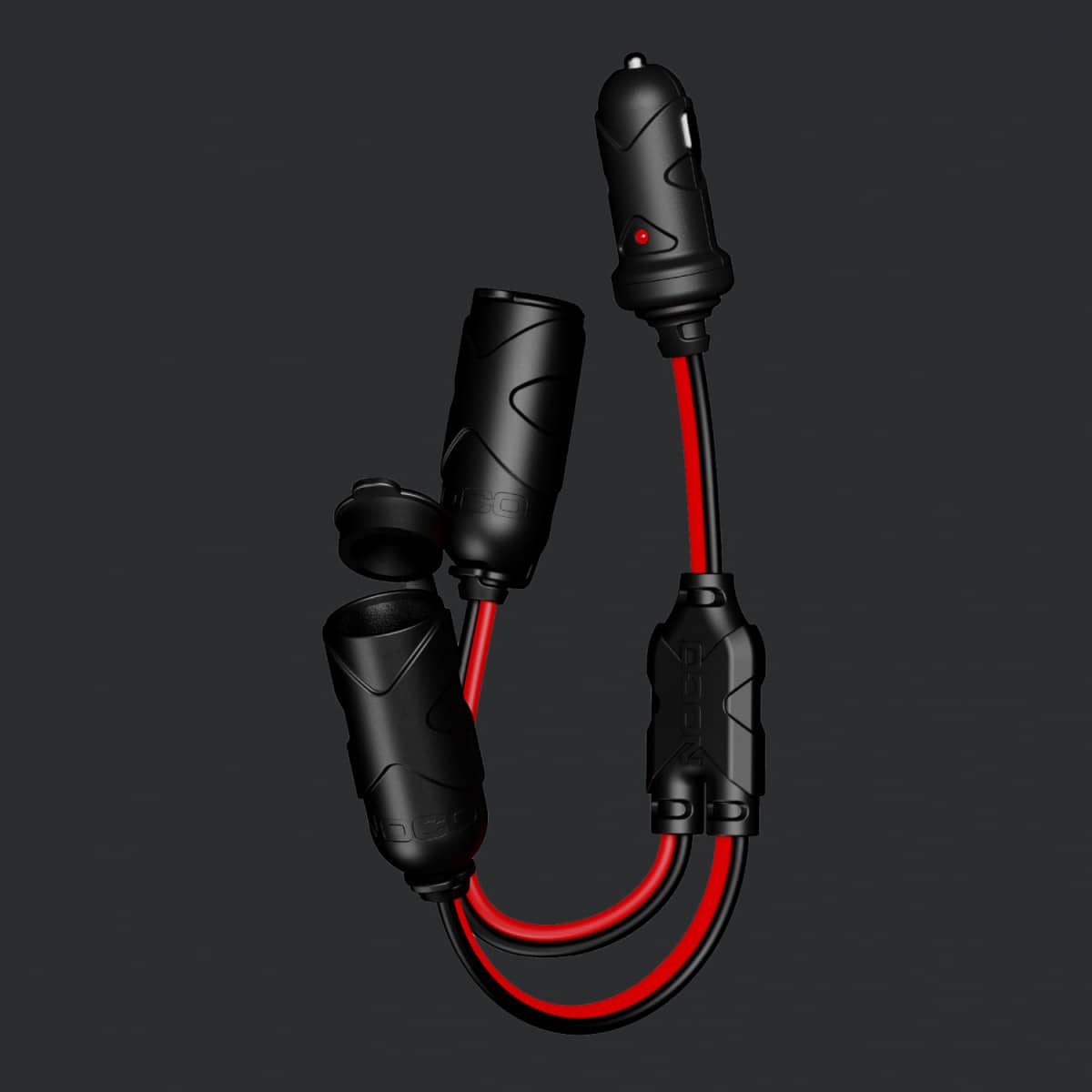 12V PLUG 2-WAY SPLITTER