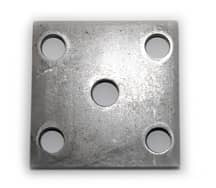 AXLE PLATE 3" X ½" X 1¾"