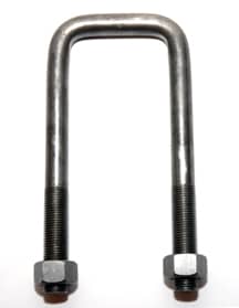SQUARE U BOLT 2" X ½" X 5 1/2" (NUTS NOT INCLUDED; 27-239-6)