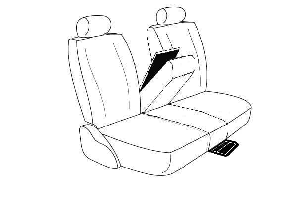 40/20/40 FRONT SEAT COVER 22-26 RAM 2500/3500
