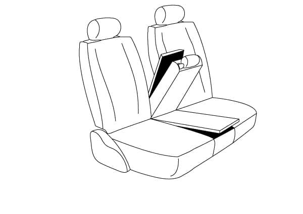 40/20/40 FRONT SEAT COVER 17-22 S/DUTY