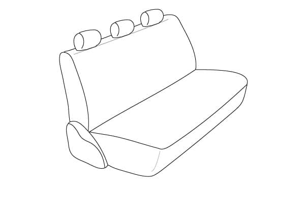 REAR BENCH SEAT CVR 22-26 MAVERICK