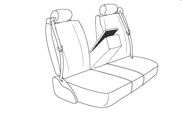 40/20/40 FRONT SEAT COVER 03-06 GM/03-06 GM SUV