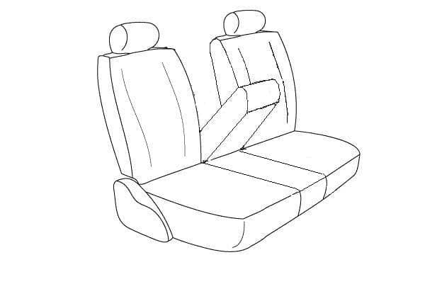 40/20/40 FRONT SEAT COVER 19-26 GM 1500/20-26 GM HD