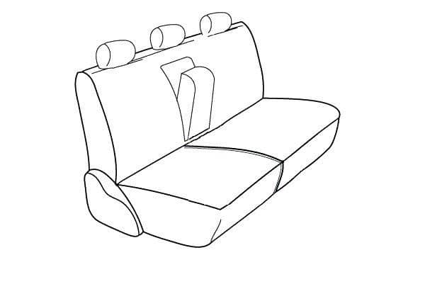 60/40 REAR SEAT CVR 19-26 GM 1500/20-26 GM HD CREW