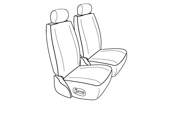 BUCKET FRONT SEAT COVERS 22-26 TUNDRA