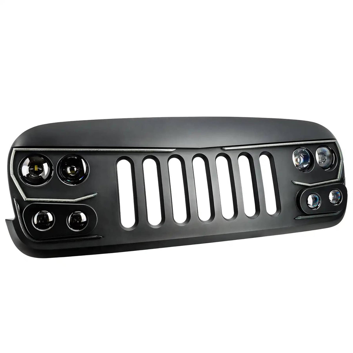 ORACLE LIGHTING VECTOR SERIES FULL LED GRILLE 07-17 JEEP WANGLER JK