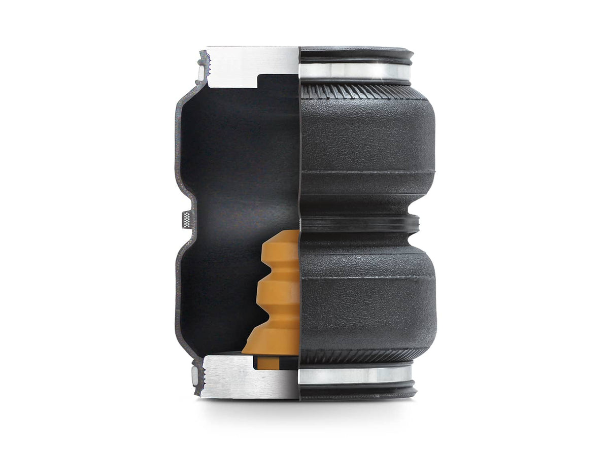 HEAVY DUTY DOUBLE CONVOLUTED REPLACEMENT AIR SPRING PACBRAKE