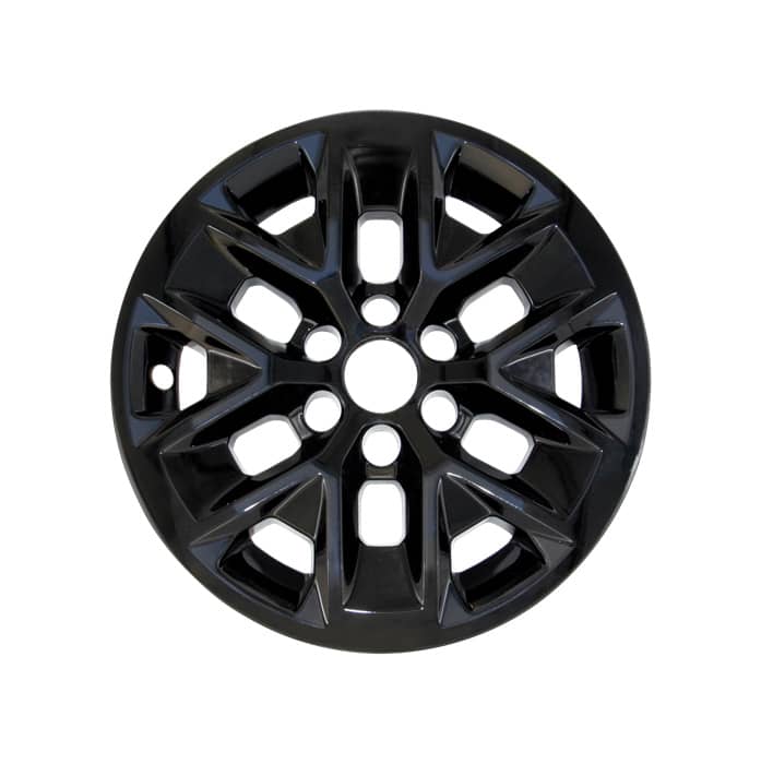 16" GLOSS BLACK WHEEL SKIN SET 24-26 FRONTIER