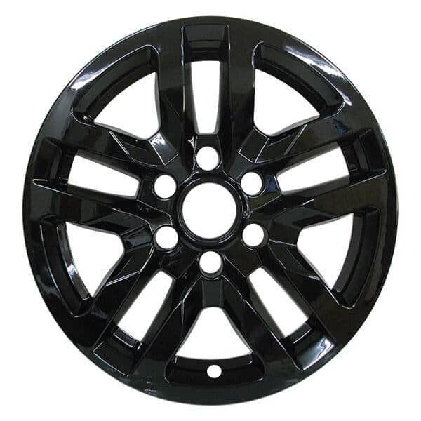 18" GLOSS BLACK WHEEL SKINS 19-22 CHEV 1500