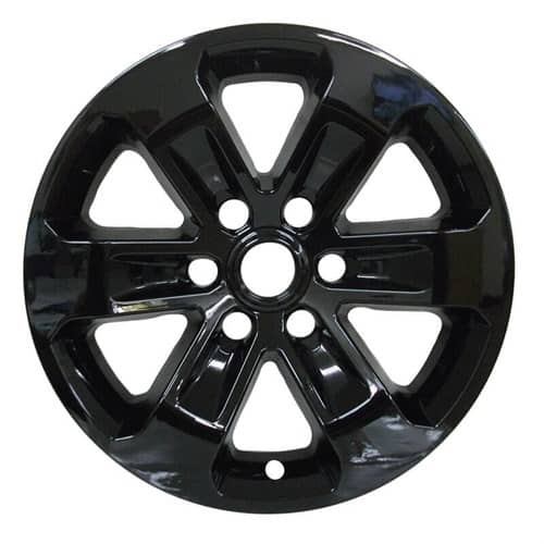 18" GLOSS BLACK WHEEL SKINS 19-24 RAM 1500 LARAMIE