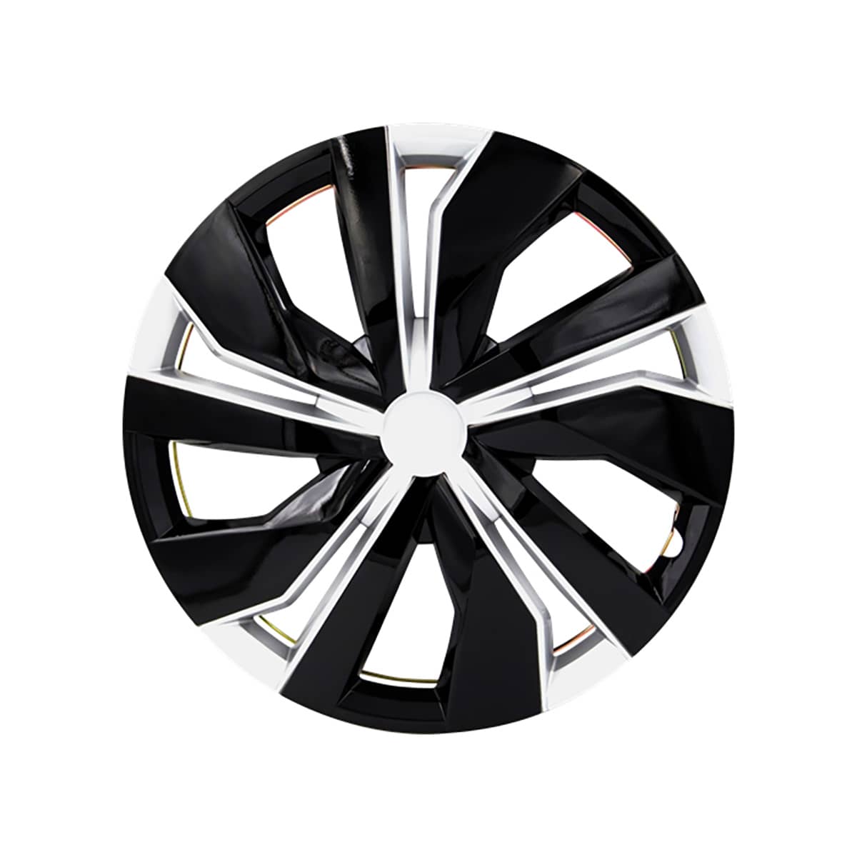 WHEEL COVER SET 15" TWO TONE SILVER/BLACK NISSAN VERSA