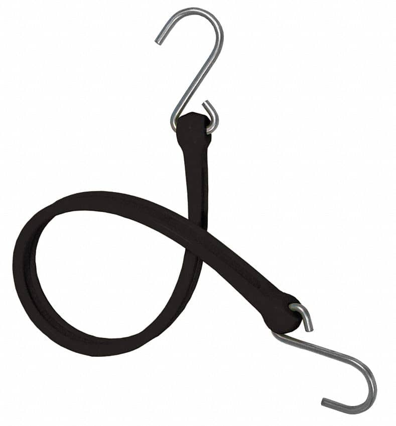 36" HEAVY DUTY POLY BLACK BUNGEE STRAP