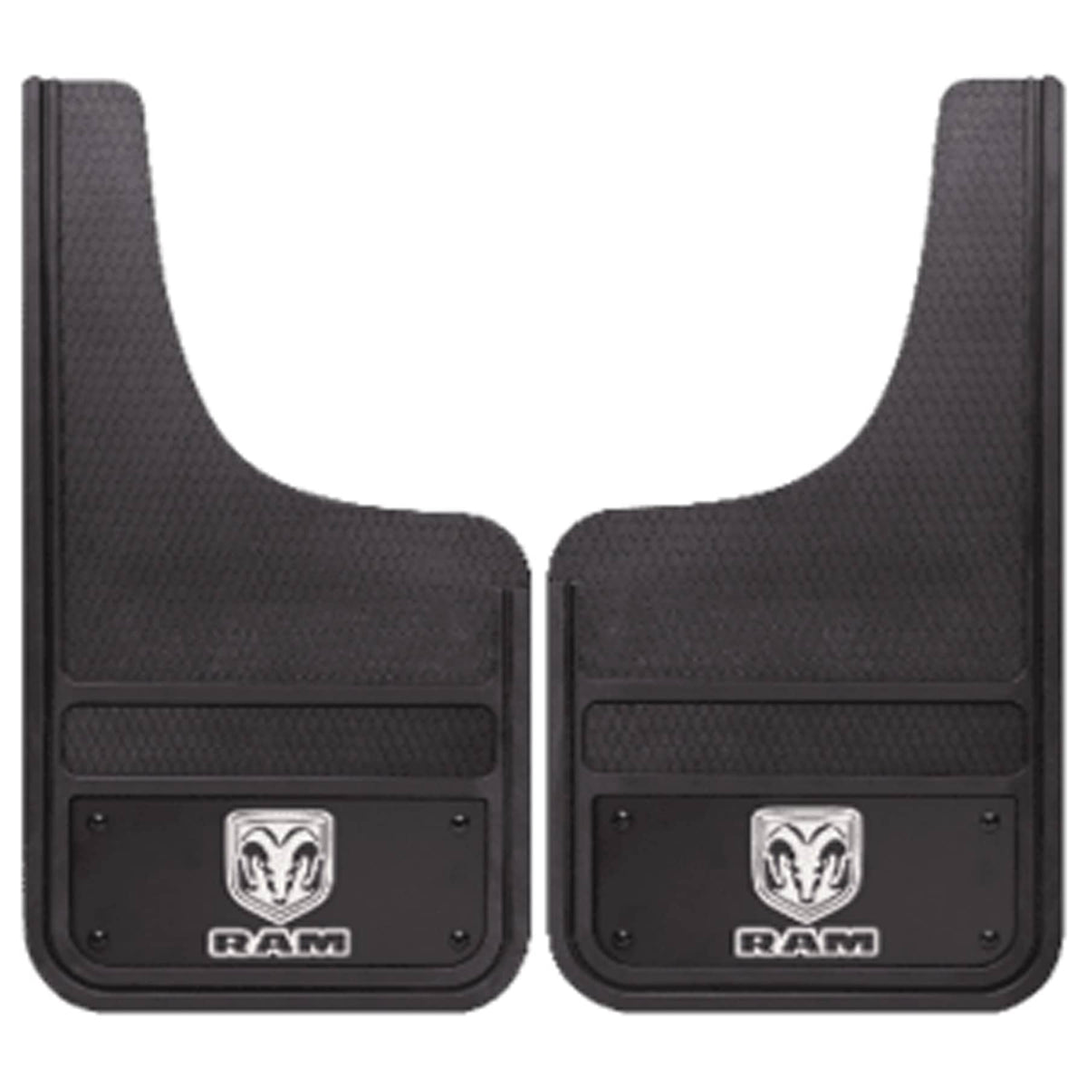 BLACK METAL MUD FLAPS