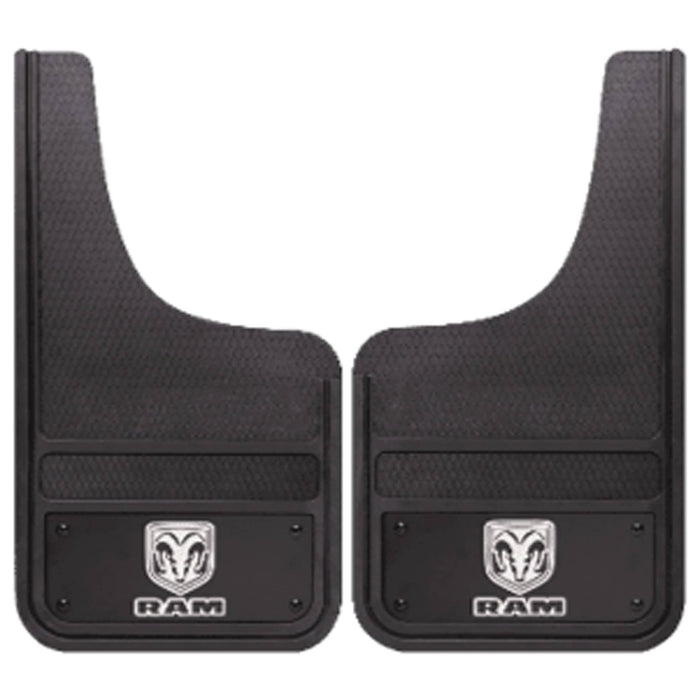 BLACK METAL MUD FLAPS