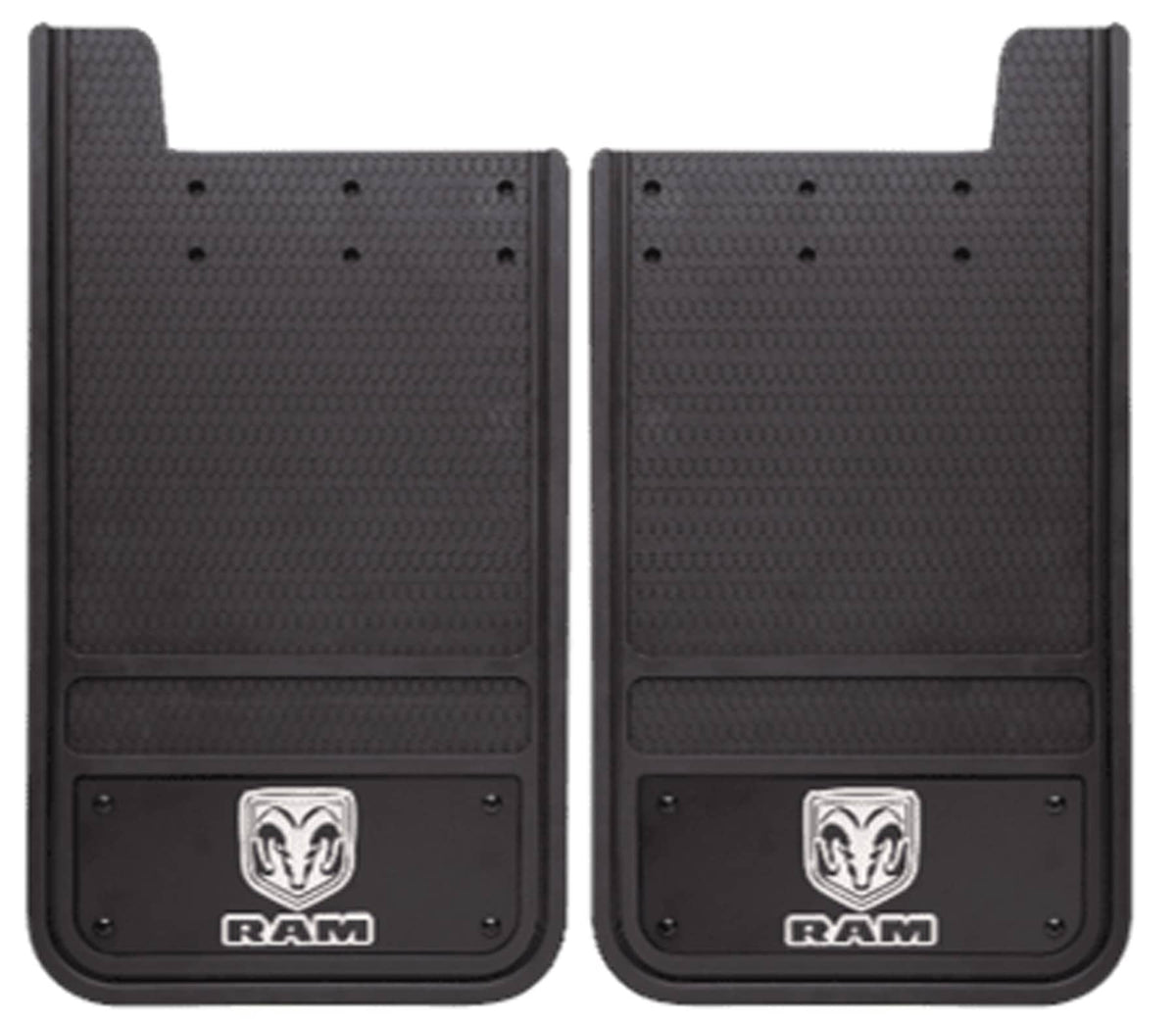 BLACK METAL MUD FLAPS