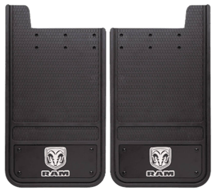 BLACK METAL MUD FLAPS