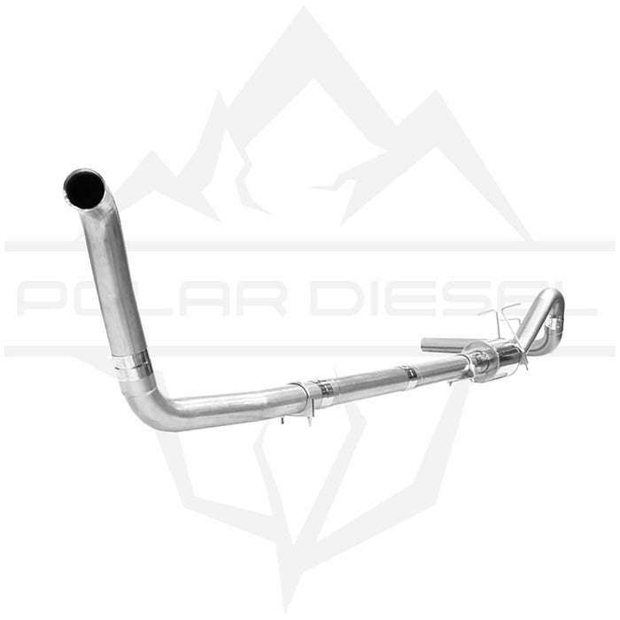 4" SS EXHAUST SYSTEM (WITH MUFFLER) 03-07 SUPER DUTY 6.0L
