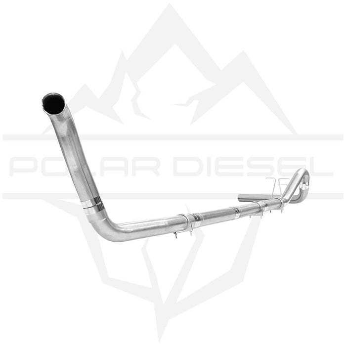 4" SS EXHAUST SYSTEM (NO MUFFLER) 03-07 SUPER DUTY 6.0L