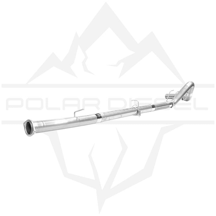 4" SS EXHAUST SYSTEM (NO MUFFLER) 08-10 SUPER DUTY 6.4L