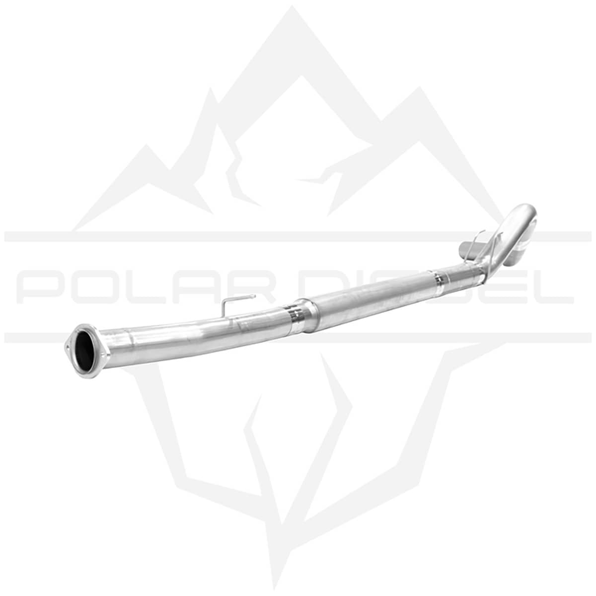 5" SS EXHAUST SYSTEM (NO MUFFLER) 08-10 SUPER DUTY 6.4L