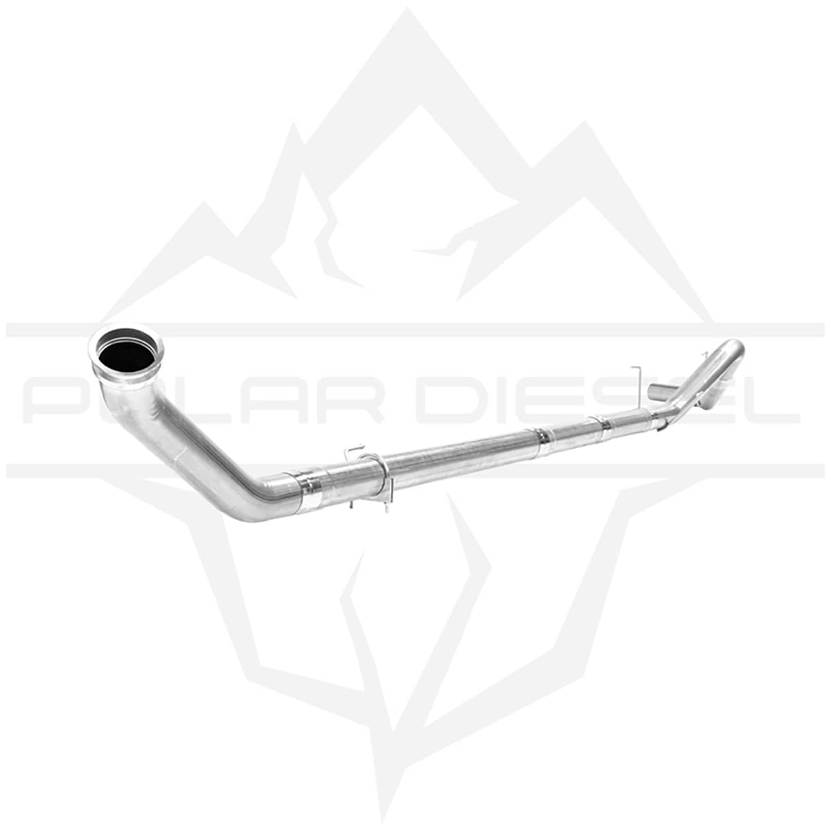 4" SS EXHAUST SYSTEM (NO MUFFLER) 03-07 RAM 2500/3500 5.9L