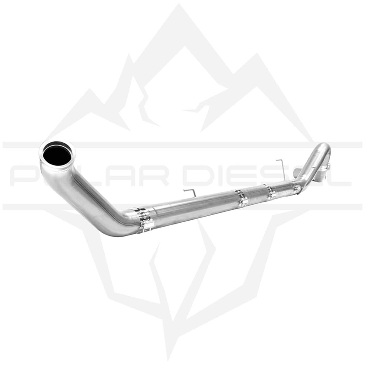 5" SS EXHAUST SYSTEM (NO MUFFLER) 07-09 RAM 2500/3500 6.7L