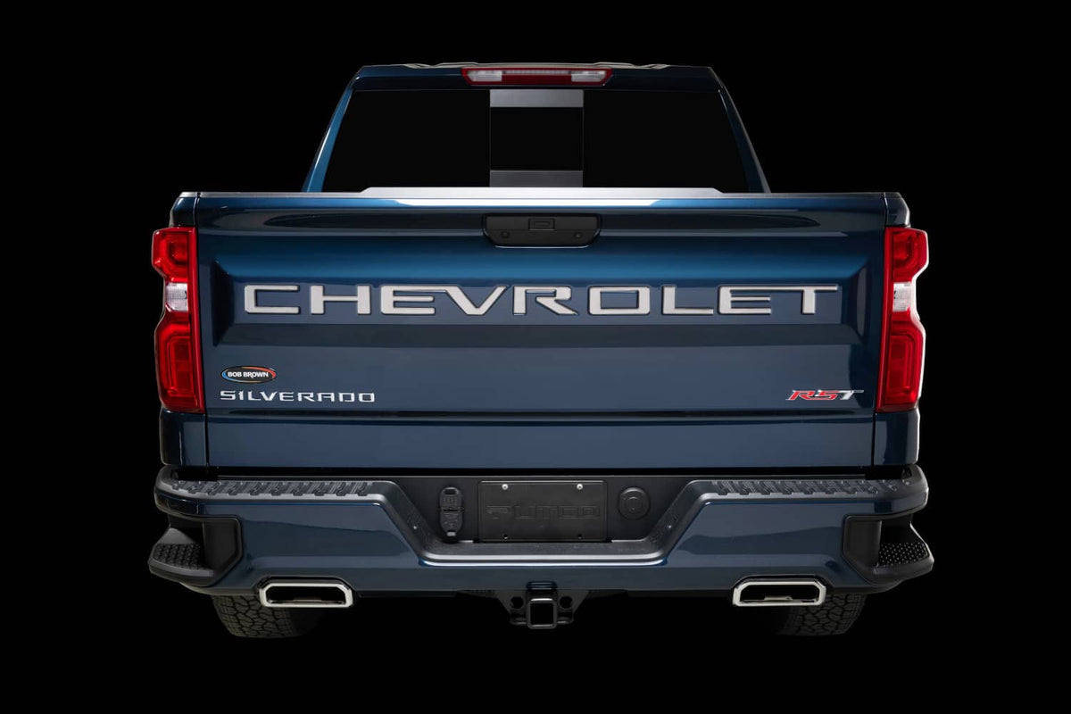 BLACK TAILGATE LETTERS 19-26 CHEV 1500/ 20-26 HD