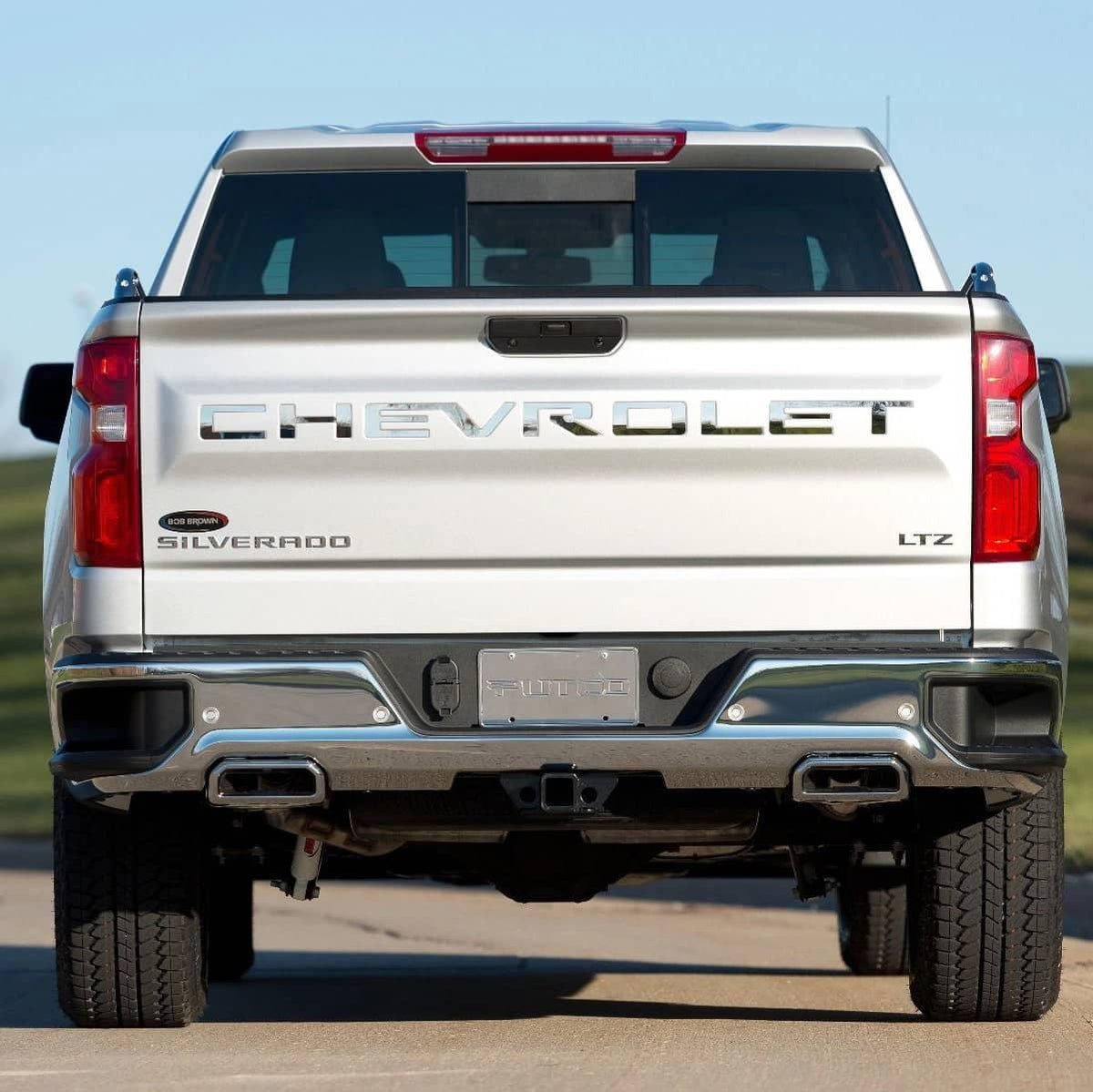 STAINLESS TAILGATE LETTERS 19-26 CHEV 1500/ 20-26 HD