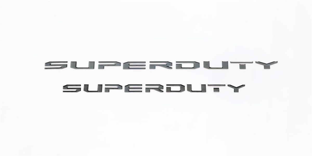 BLK S/DUTY FRONT LETTERS 17-22 S/DUTY