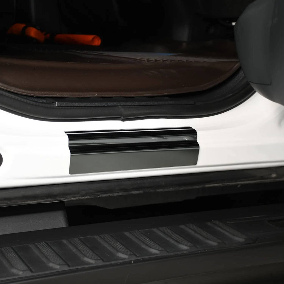 BLACK PLATINUM DOOR SILL SET 21-26 F150 REGULAR/EXTENDED CAB