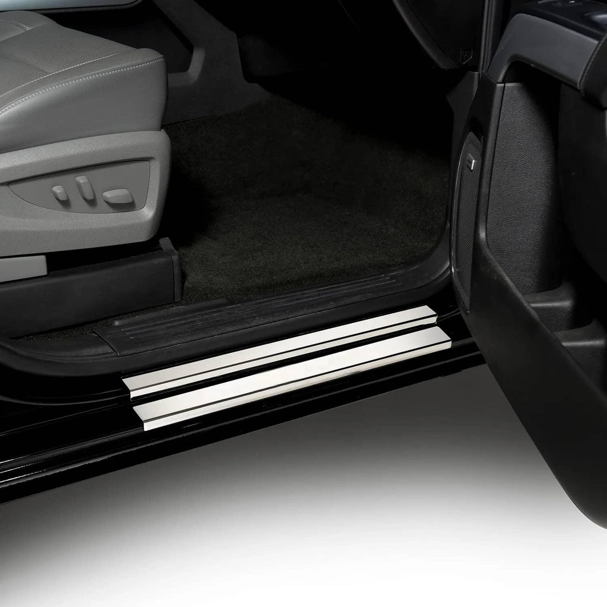 STAINLESS DOOR SILL SET 21-26 F150 REGULAR/EXTENDED CAB