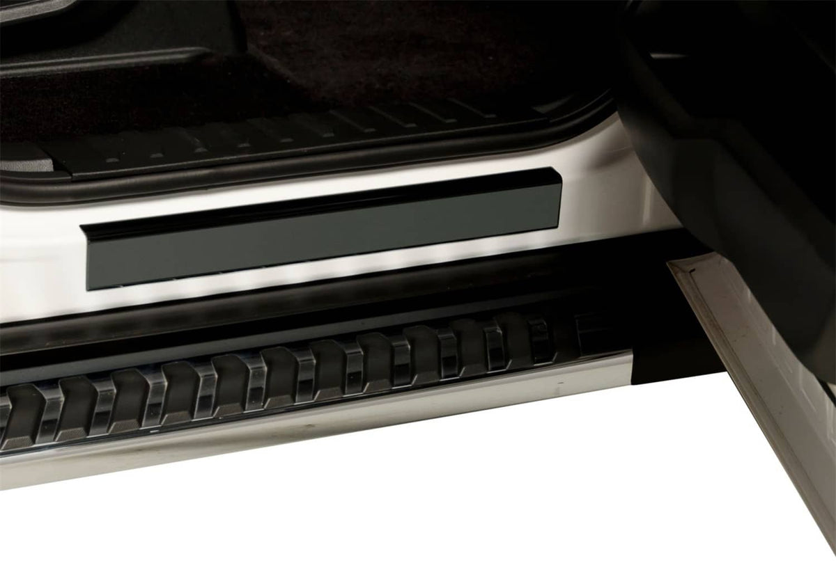 BLACK PLATINUM DOOR SILL SET 15-20 F150 CREW CAB