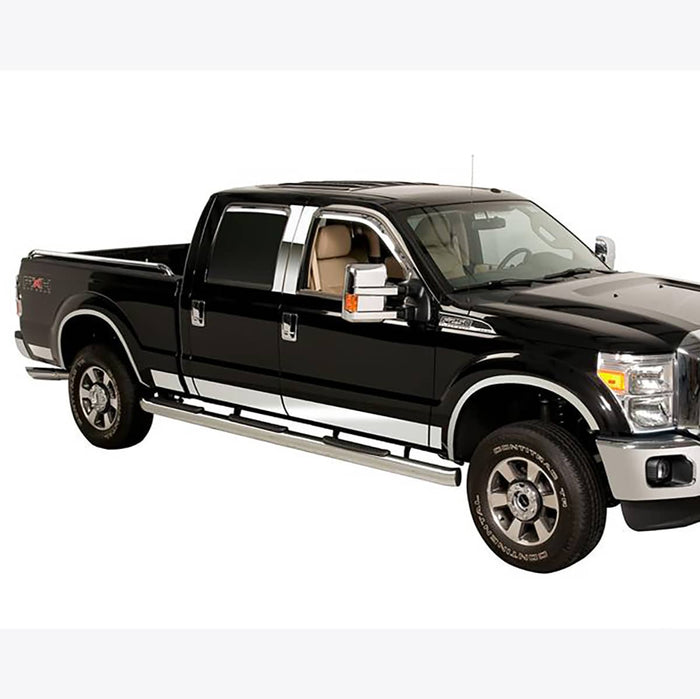 PREMIUM SS ROCKER PANELS KIT 11-16 FORD S/DUTY 6'9 10PC