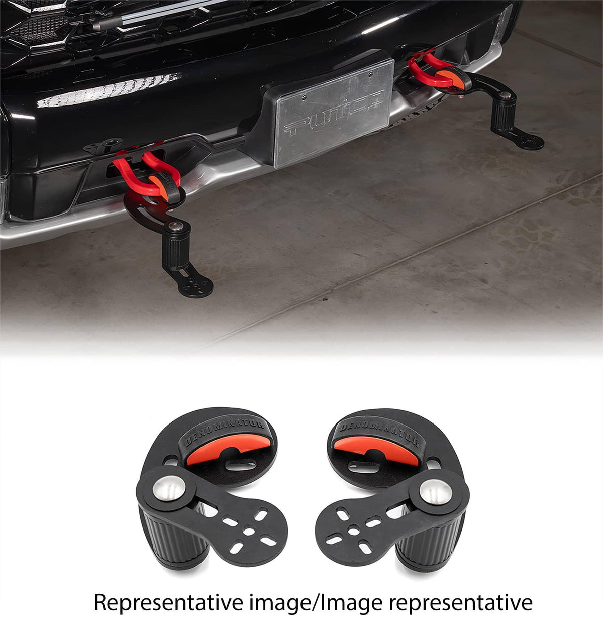 DENOMINATOR TOW HOOK LIGHT MOUNT 15-20 F150 (EXC. RAPTOR)