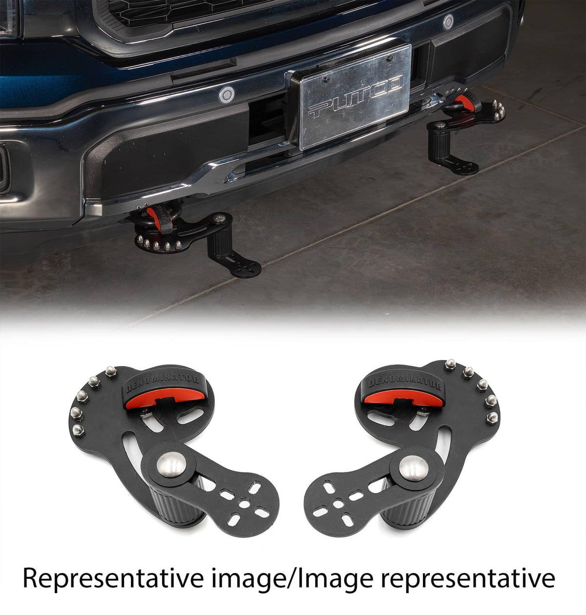 DENOMINATOR TOW HOOK LIGHT MOUNT WITH STEP