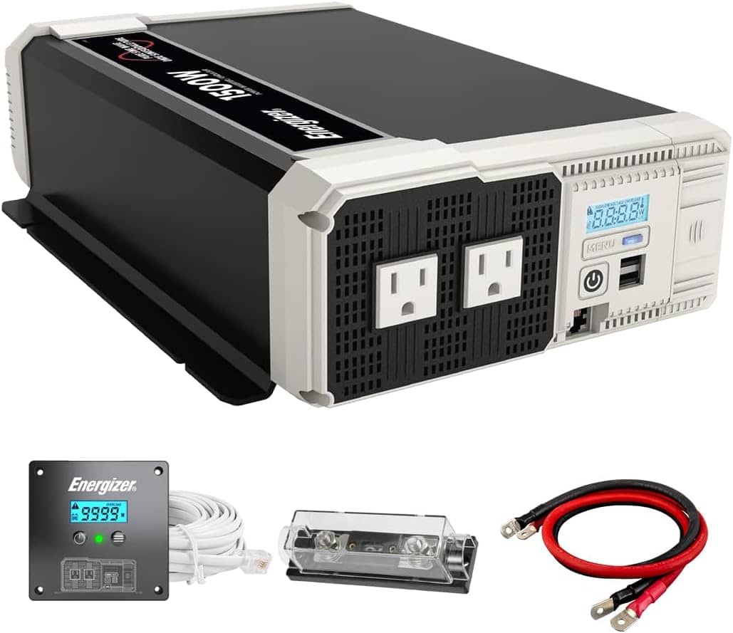 ENERGIZER 1500W 12V PURE SINE POWER INVERTER