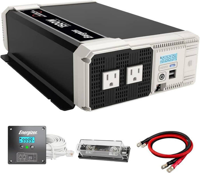 ENERGIZER 1500W 12V PURE SINE POWER INVERTER
