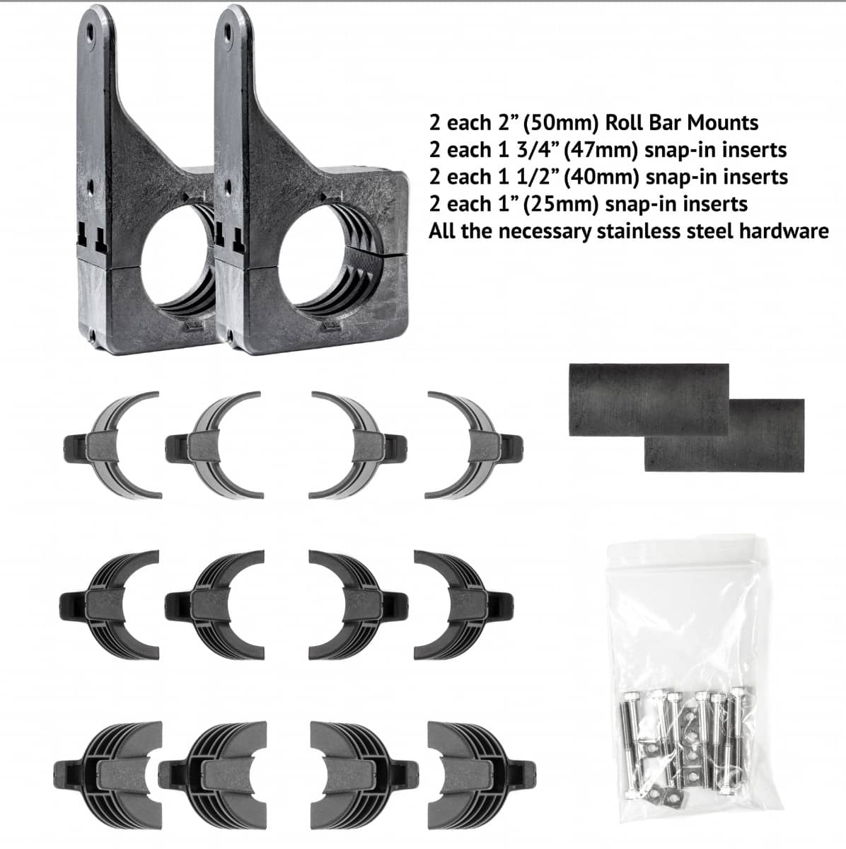 ROLL BAR TOOL MOUNTS