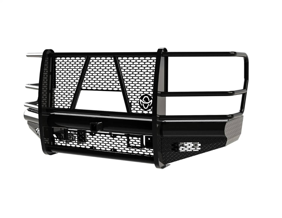 FRONT BUMPER W/GRILLGUARD 17-22 S/DUTY W/FRONT CAMERA