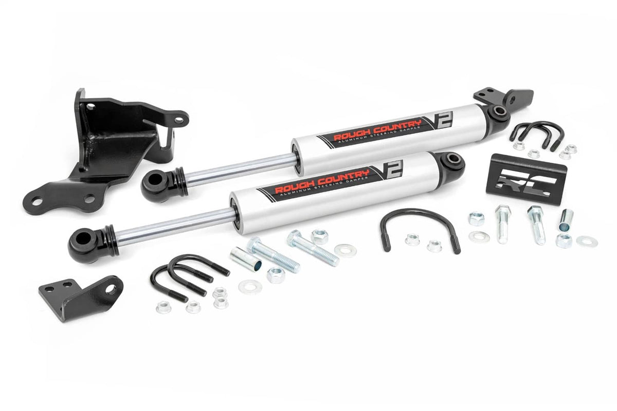 V2 DUAL STEERING STABILIZER KIT 20-26 GLADIATOR/ 18-26 WRANGLER