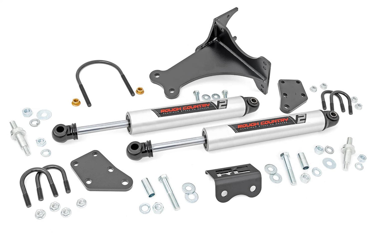 V2 DUAL STEERING STABILIZER ; 05-26 S/DUTY