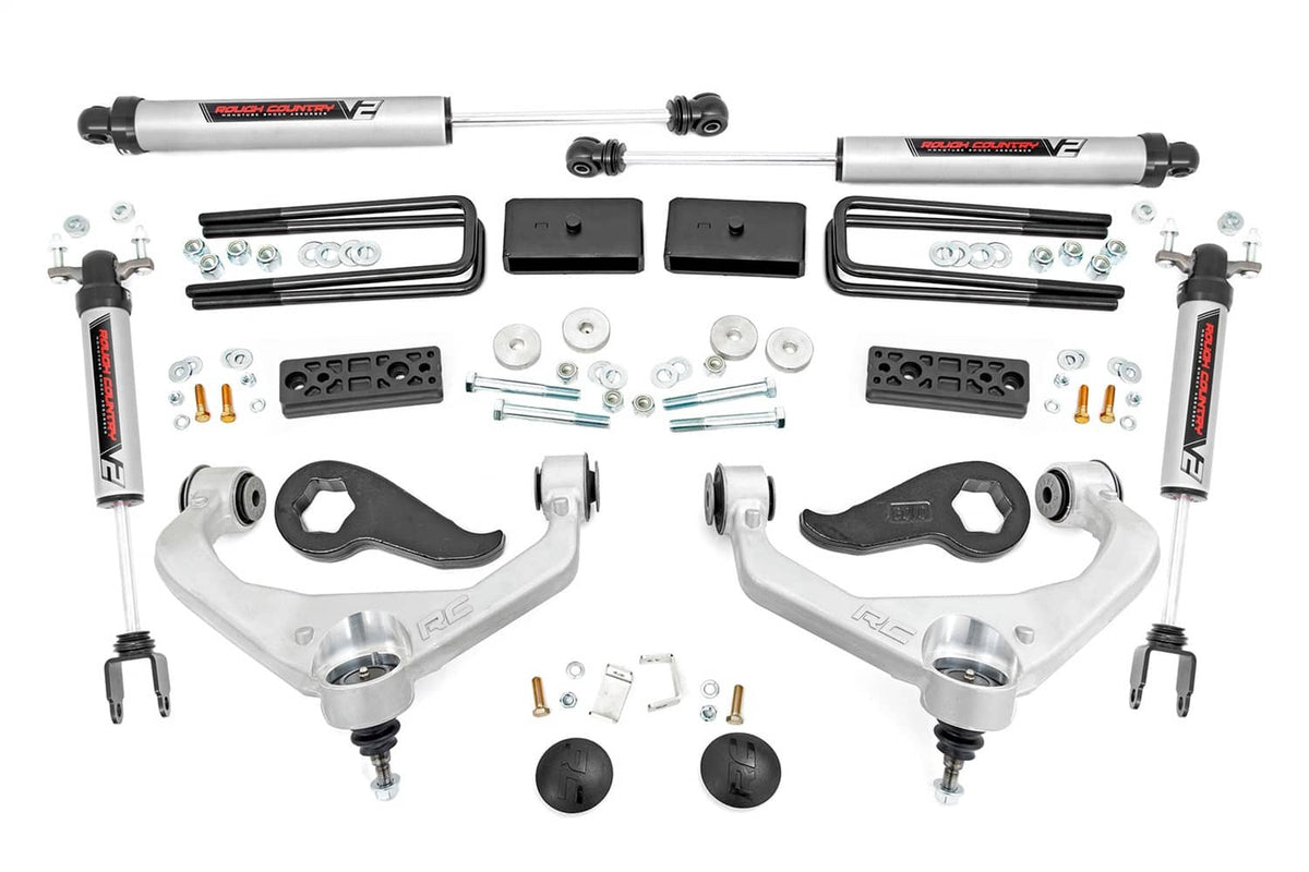 3" LIFT KIT W/V2 SHOCKS 20-26 GM HD W/O OVERLOADS (EXC AT4X/ZR2)